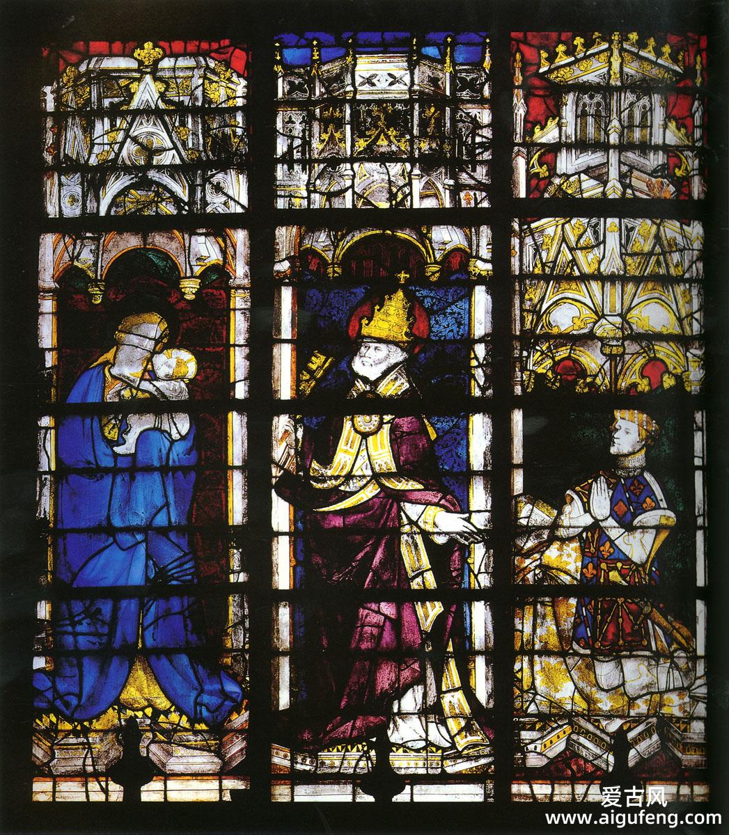 镶嵌玻璃窗 • *