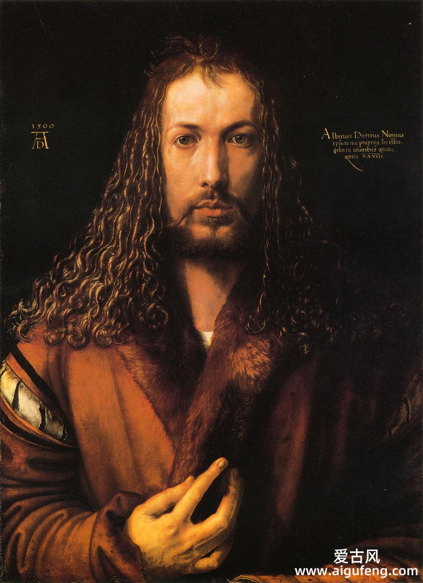 1500年的自画像 • 阿尔布雷希特·丢勒