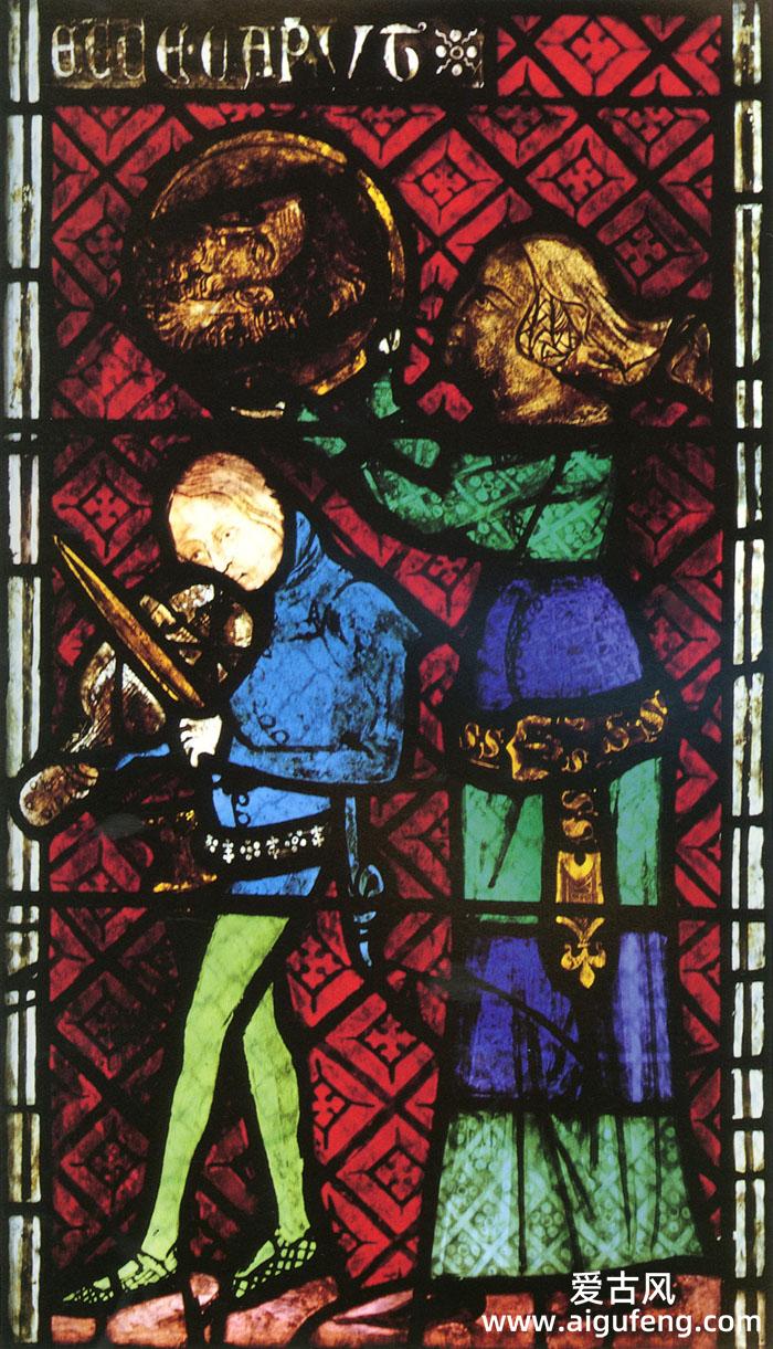 镶嵌玻璃窗 • *