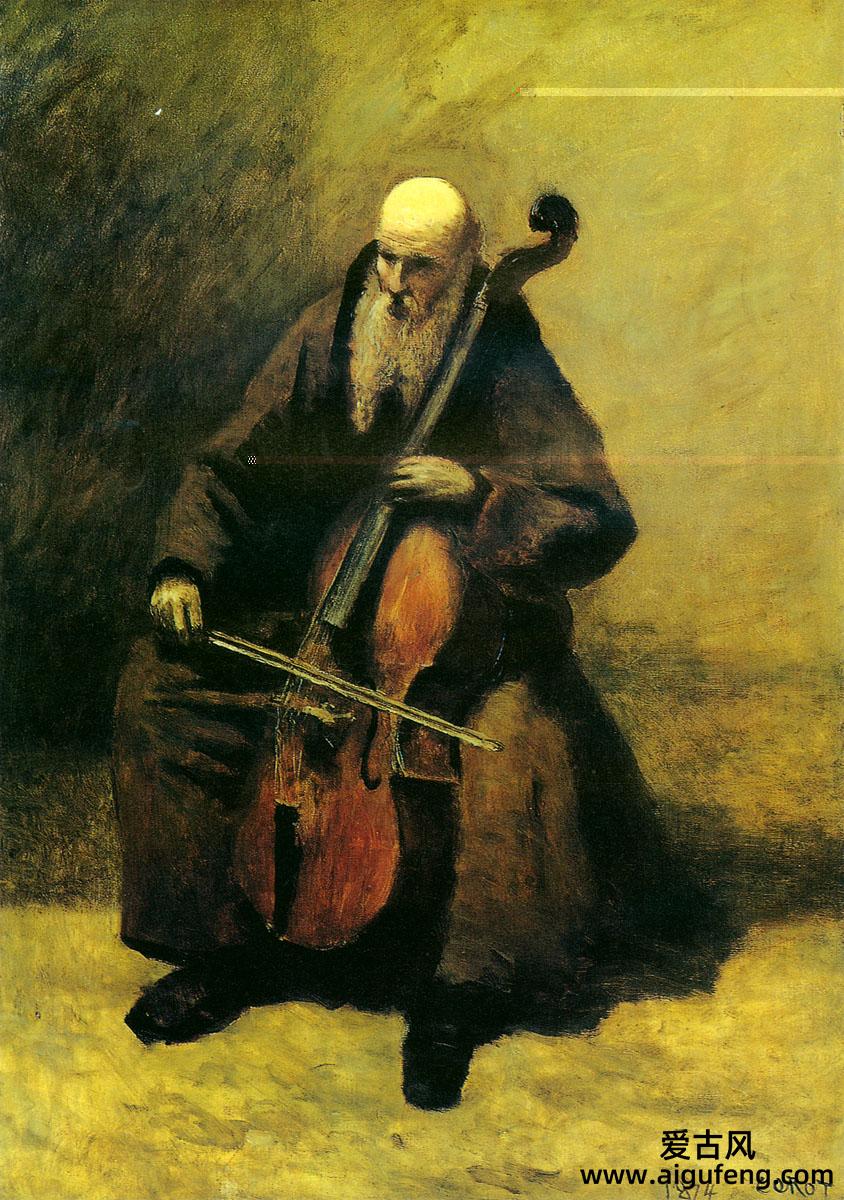 拉提琴的修道士 • 让-巴蒂斯特-卡米耶·科罗