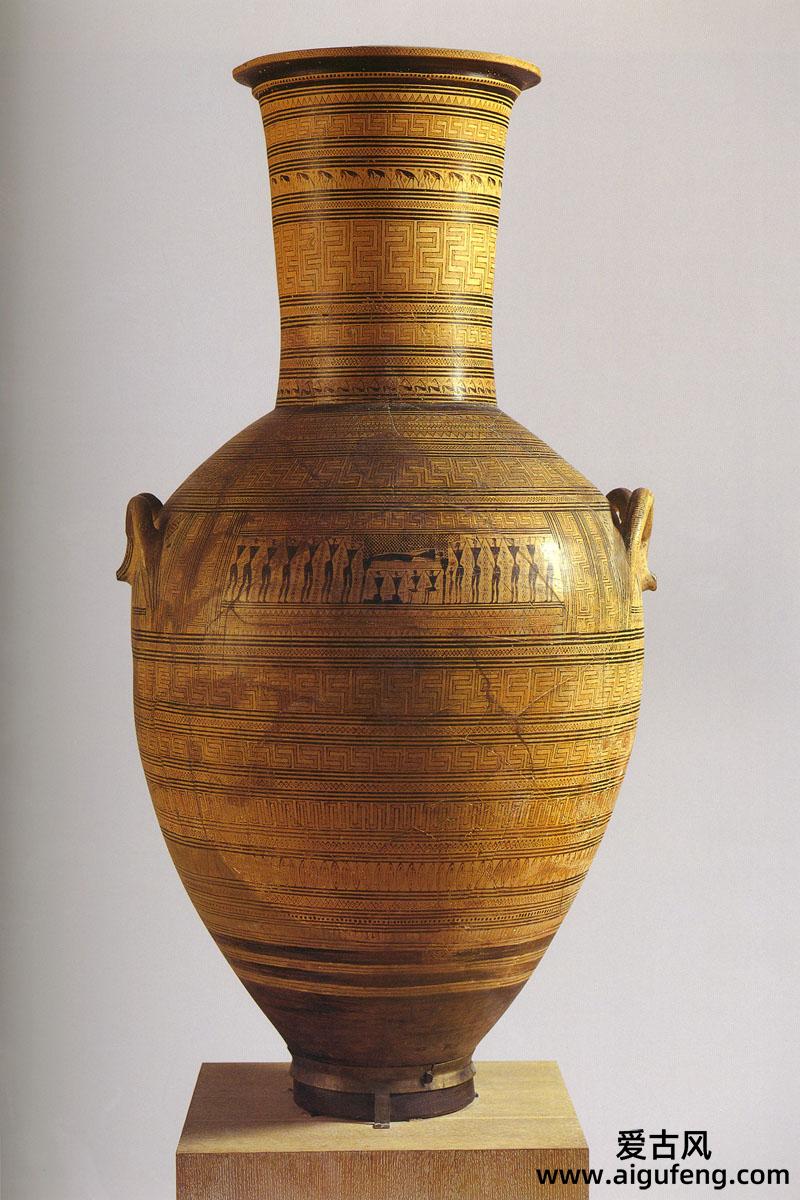 几何纹陶罐 • *