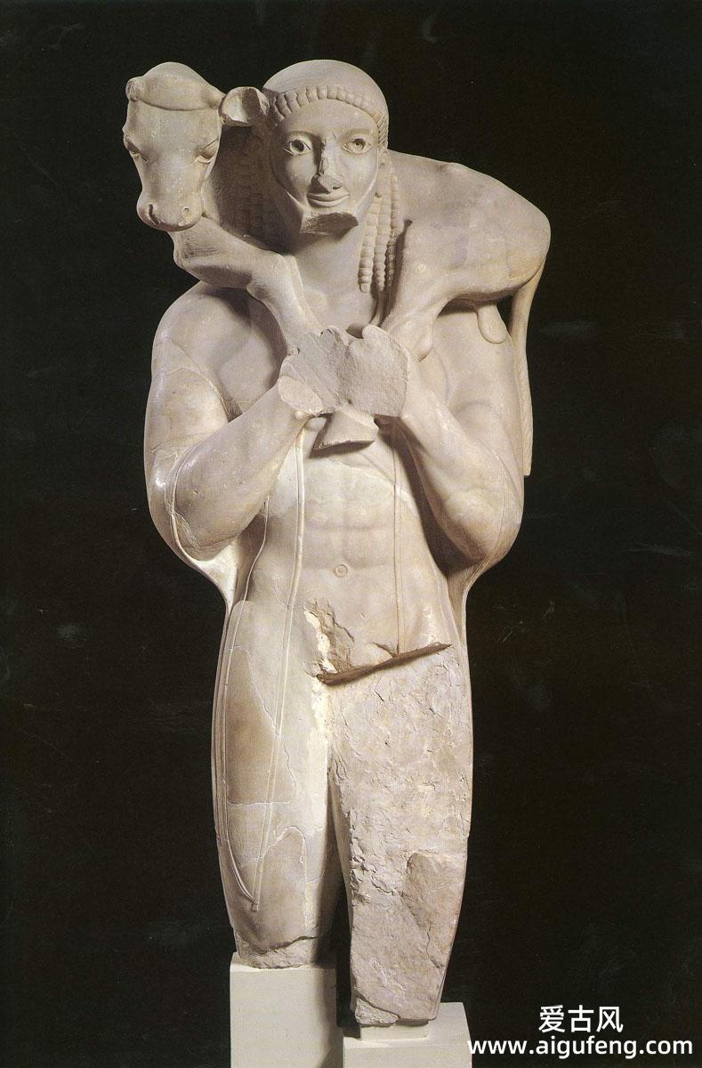 驮小牛者像 • *